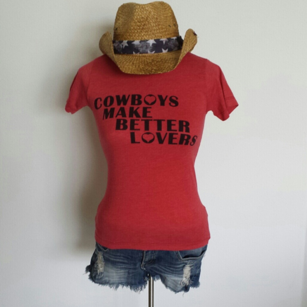 ❤Host Pick❤ NWOT Cowboys make better lovers top